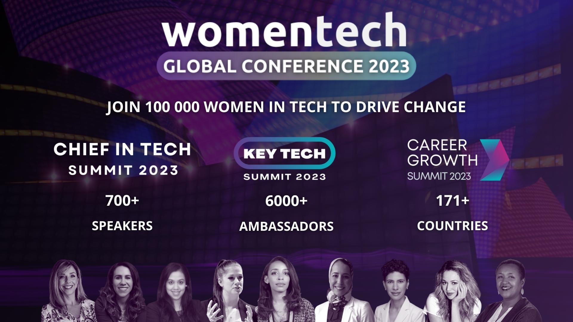 WomenTech Global Conference banner